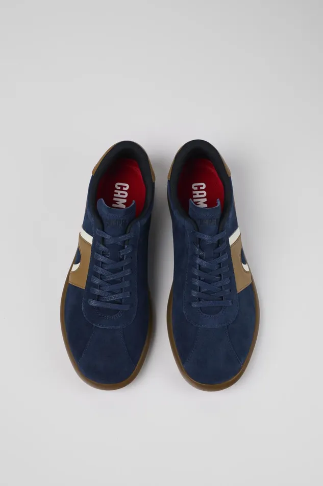 Men Pelotas Soller Blue NubuckLeather Sneaker Camper Sneakers Men Pelotas Soller Blue NubuckLeather Sneaker Camper Sneakers