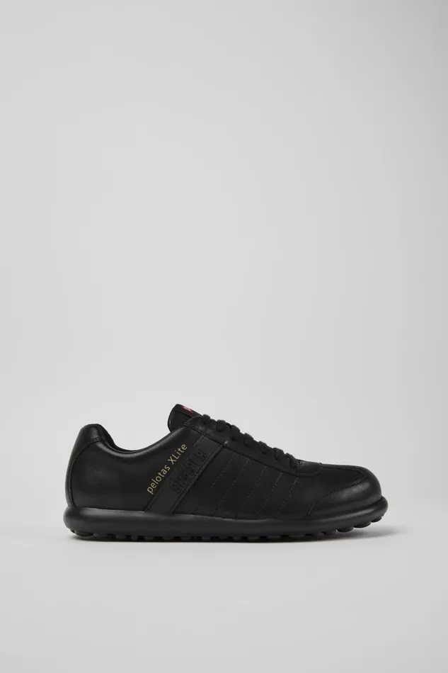 Men Pelotas XLite Black Leather Shoes Camper Casual Shoes