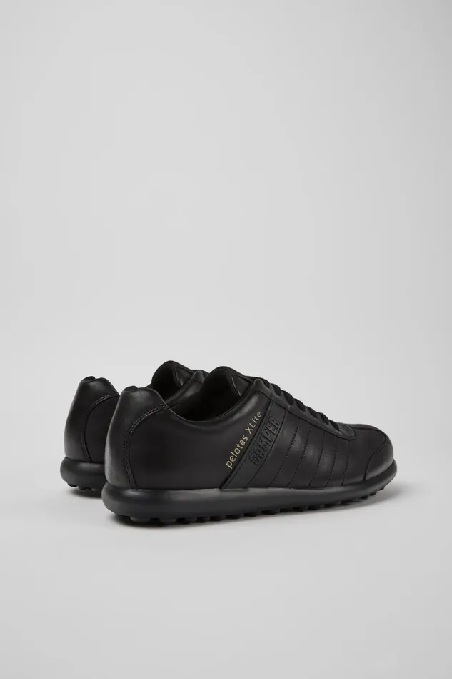 Men Pelotas XLite Black Leather Shoes Camper Casual Shoes