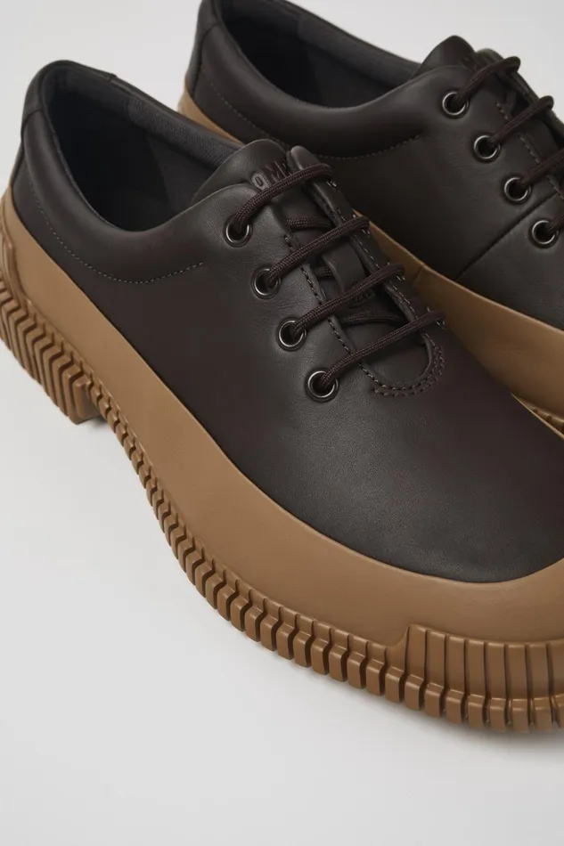 Men Pix Brown Leather Shoe Camper Formal Shoes