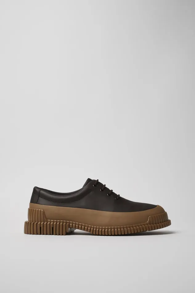 Men Pix Brown Leather Shoe Camper Formal Shoes