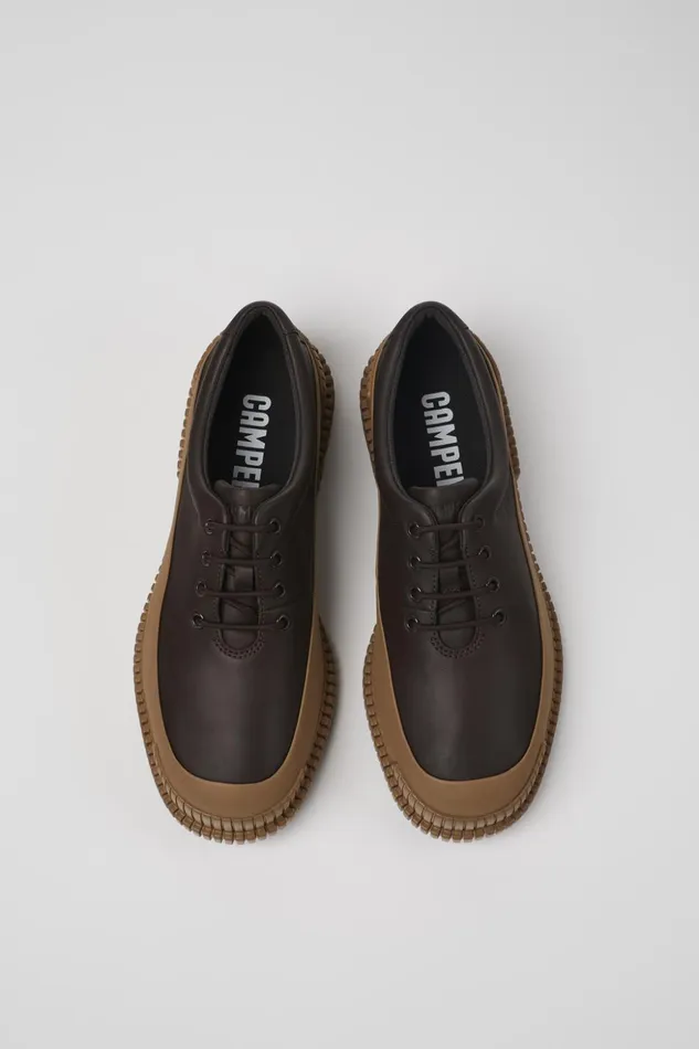 Men Pix Brown Leather Shoe Camper Formal Shoes