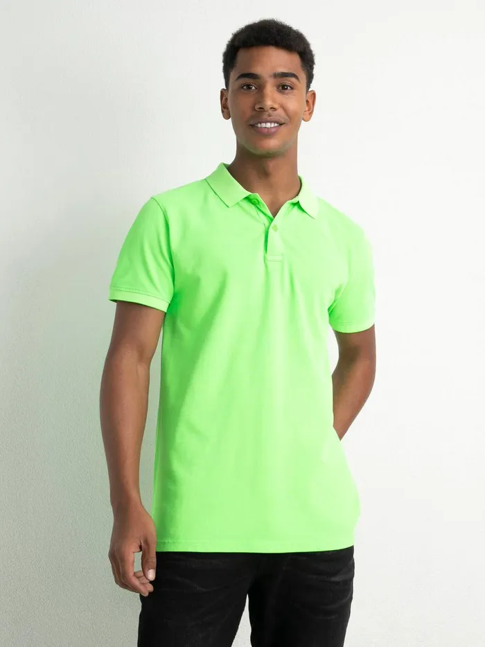 Men Polo Shirts Petrol Industries Classic Polo Shirt Green Gecko