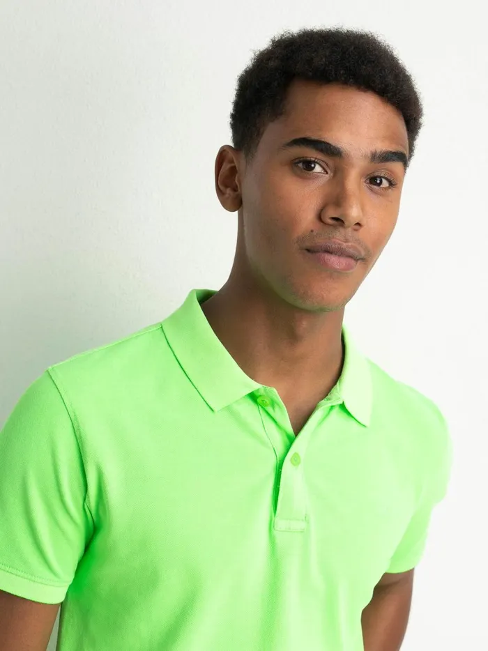 Men Polo Shirts Petrol Industries Classic Polo Shirt Green Gecko