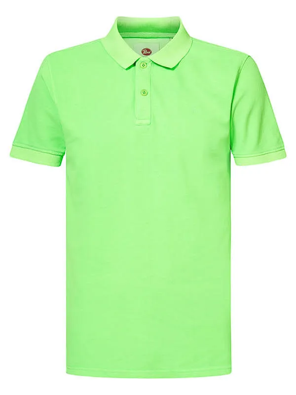Men Polo Shirts Petrol Industries Classic Polo Shirt Green Gecko