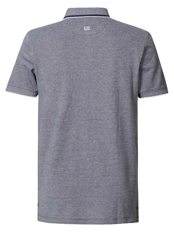 Men Polo Shirts Petrol Industries Sporty Polo Shirt Petrol Blue