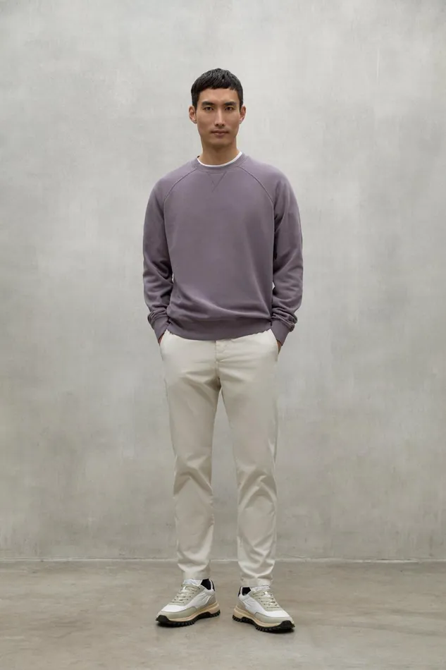Men Purple Berja Sweatshirt Ecoalf Sweatshirts