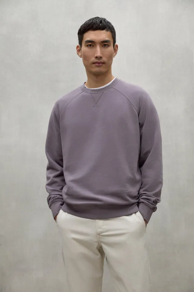 Men Purple Berja Sweatshirt Ecoalf Sweatshirts