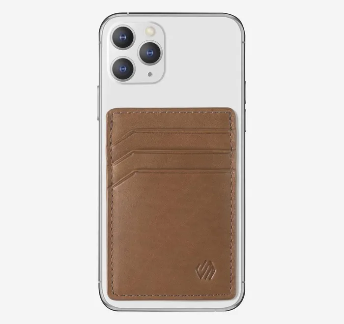 Men Rhodes Wallet Phone Sticker Tan Full Grain JohnstonandMurphy Wallets