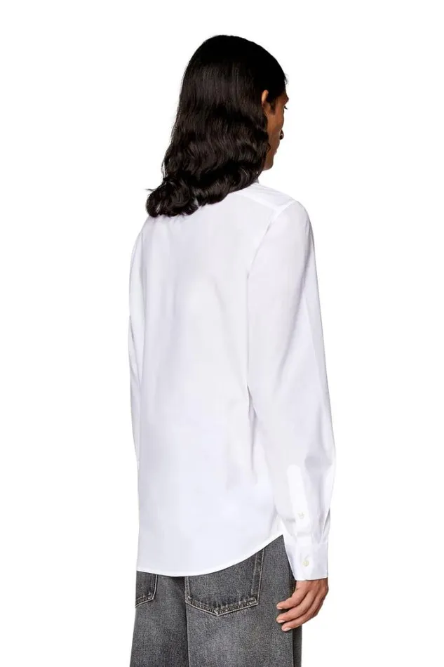 Men SBennyA White Diesel Shirts Men SBennyA White Diesel Shirts