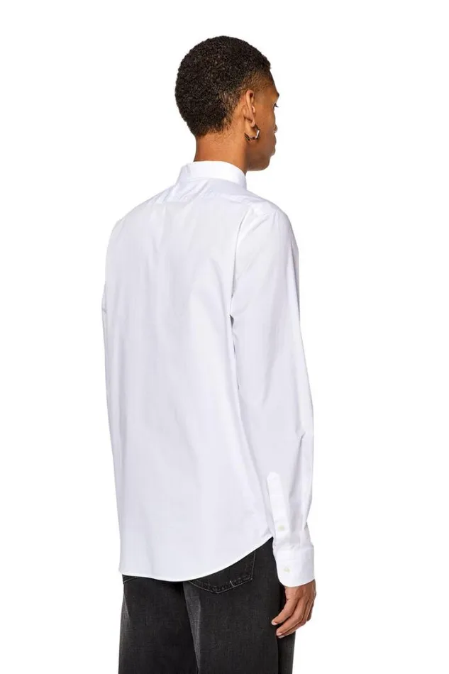 Men SBennyCl White Diesel Shirts Men SBennyCl White Diesel Shirts