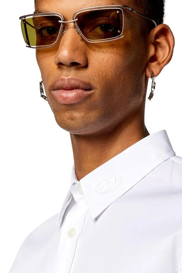 Men SBennyCl White Diesel Shirts Men SBennyCl White Diesel Shirts