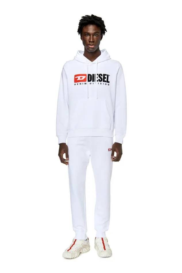 Men SGinnHoodDiv White Diesel Sweaters