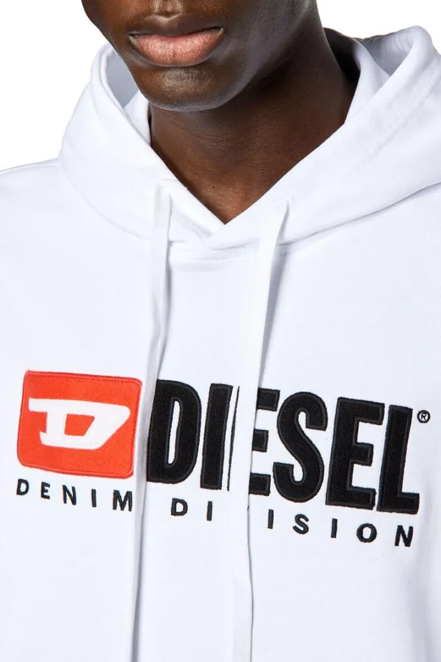 Men SGinnHoodDiv White Diesel Sweaters Men SGinnHoodDiv White Diesel Sweaters