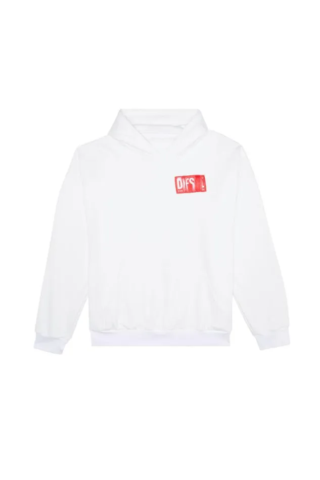 Men SNlabelHood White Diesel Sweaters Men SNlabelHood White Diesel Sweaters