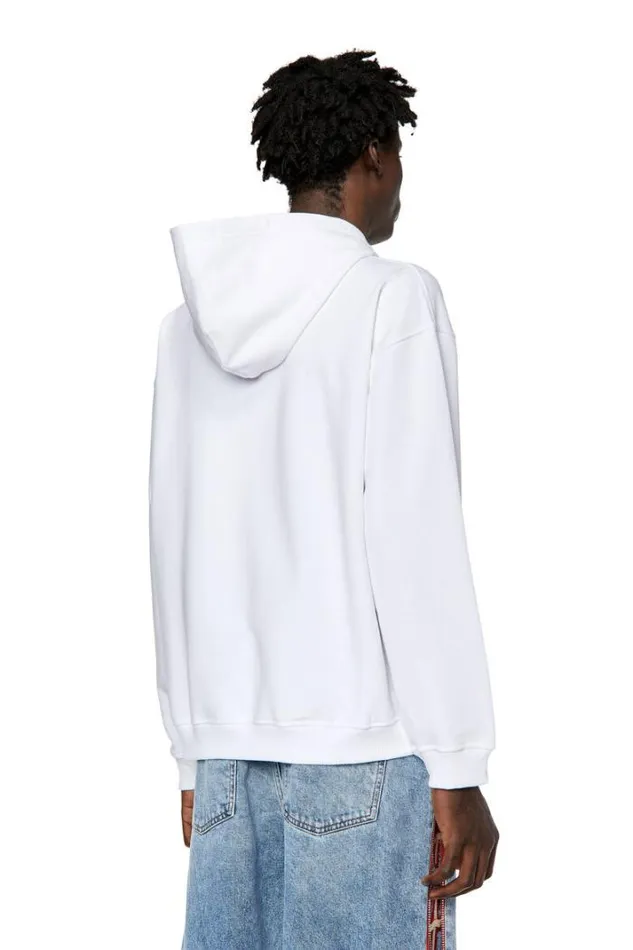 Men SNlabelHood White Diesel Sweaters Men SNlabelHood White Diesel Sweaters