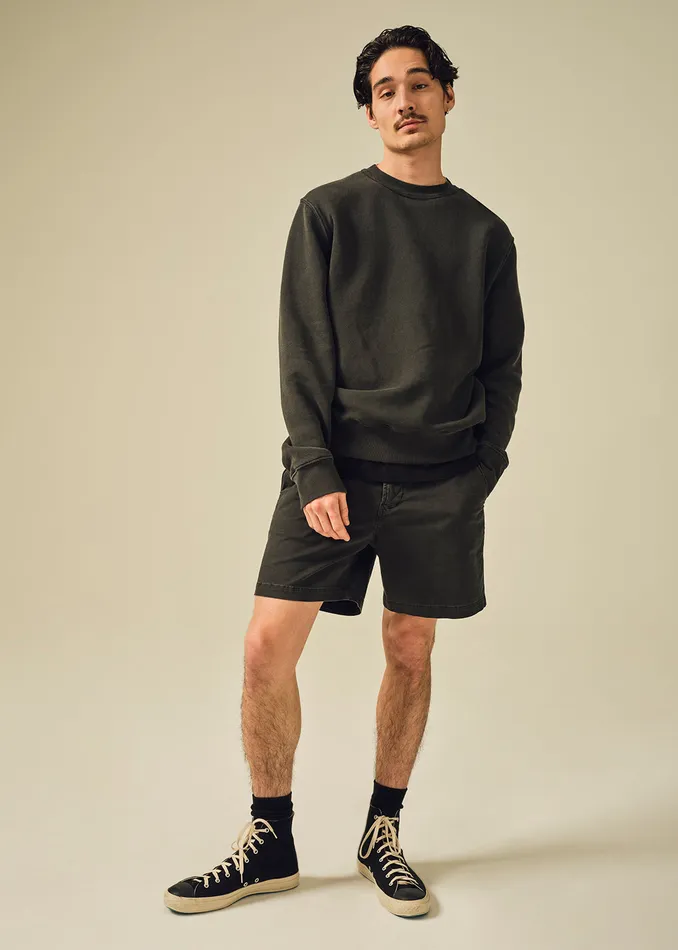 Men Shorts Citizens Of Humanity Finn Chino Short In Charred Cedar