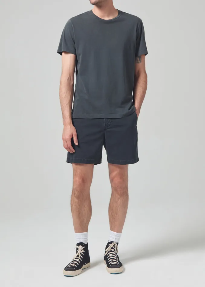 Men Shorts Citizens Of Humanity Finn Chino Short In Charred Cedar