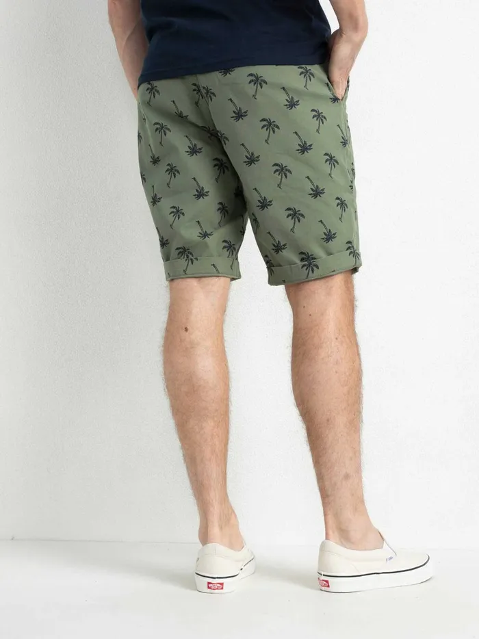 Men Shorts Petrol Industries Palm Tree Shorts Dusty Army