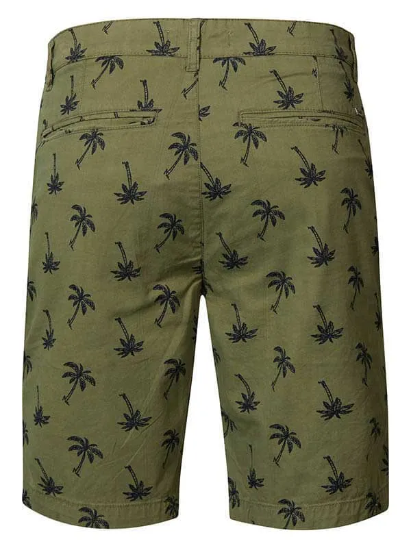 Men Shorts Petrol Industries Palm Tree Shorts Dusty Army