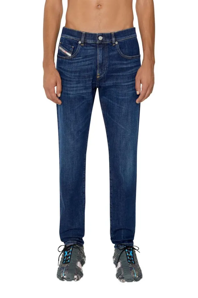 Men Slim Jeans 2019 DStrukt 09b90 Dark Blue Diesel Slim