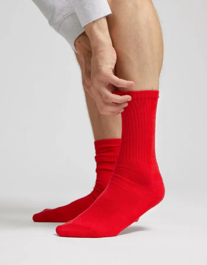 Men Socks and Colorful Standard Organic Active Sock Soft Lavender