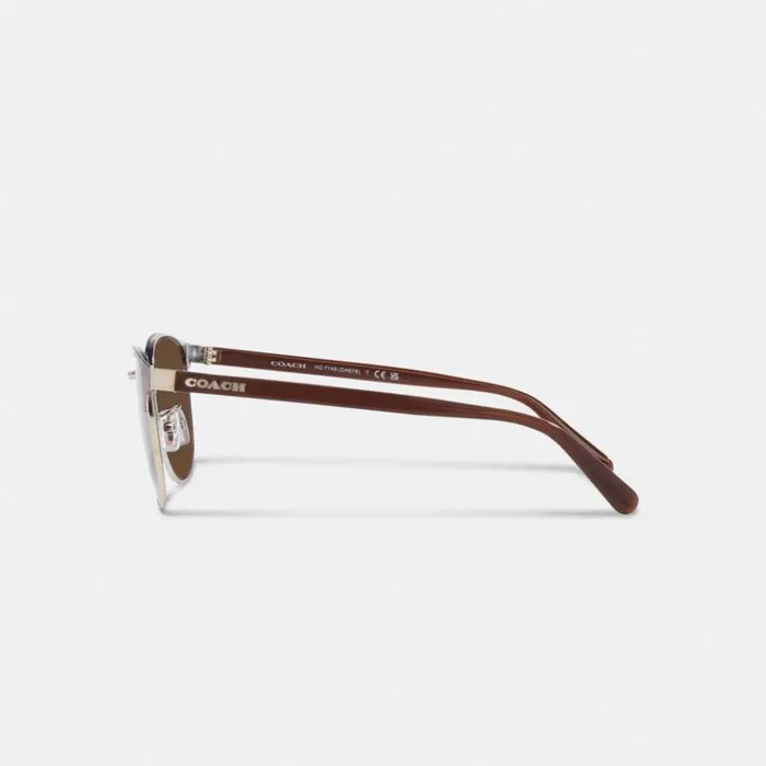 Men Sunglasses Coach Retro Sunglasses Dark Tortoise