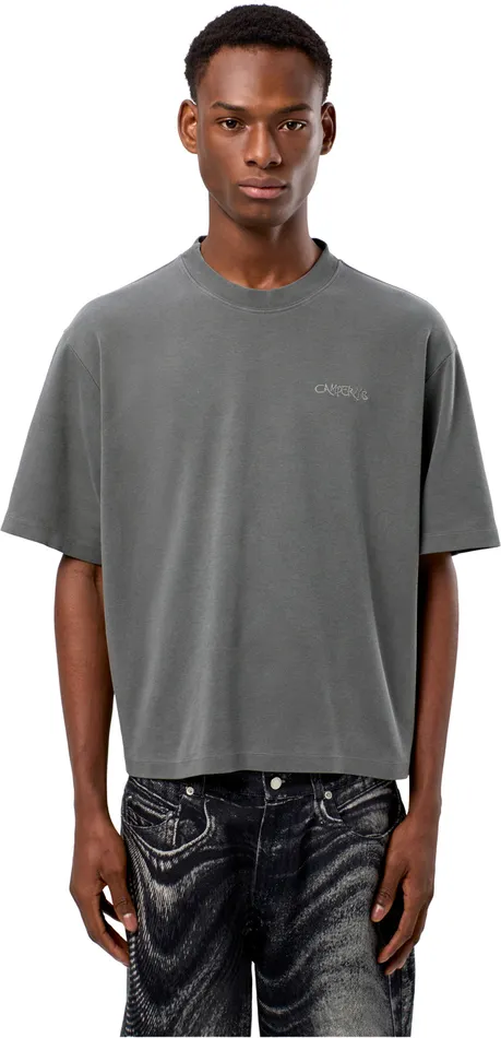 Men TShirt Gray Cotton Tshirt Camper Jersey