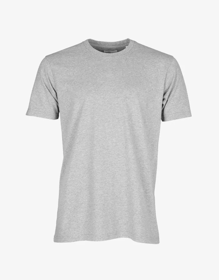 Men TShirts Colorful Standard Classic Organic Tee Heather Grey