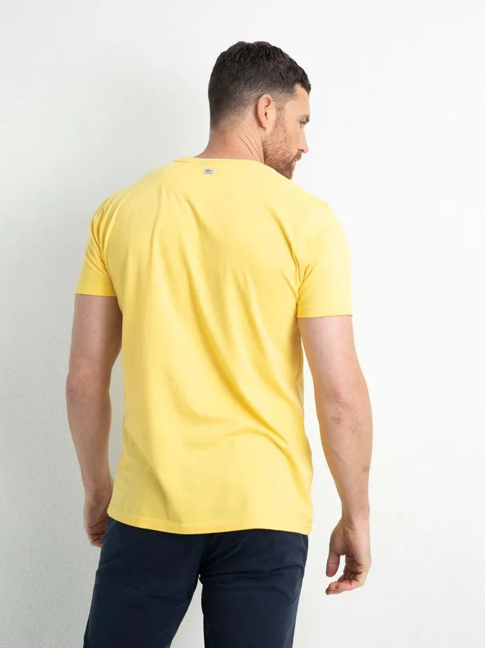 Men TShirts Petrol Industries Artwork TShirt Fresh Lemon