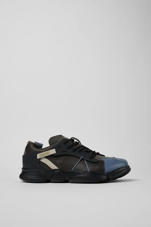 Men Twins Multicolored Leather And Textile Sneakers Camper Sneakers