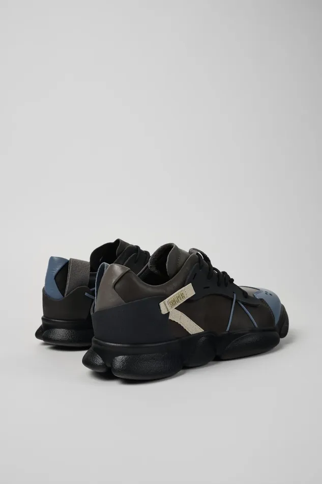Men Twins Multicolored Leather And Textile Sneakers Camper Sneakers