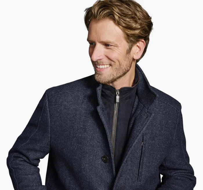 Men Upton Car Coat Navy JohnstonandMurphy Coats Jackets and Vests Men Upton Car Coat Navy JohnstonandMurphy Coats Jackets and Vests