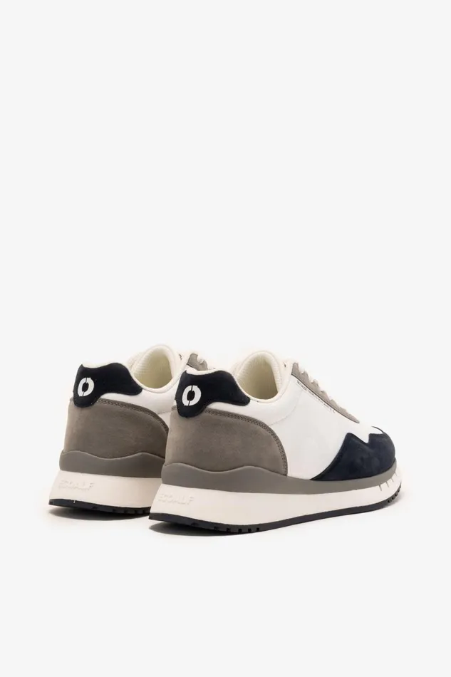 Men White Sicilia Vegan Leather Trainers Ecoalf Sneakers