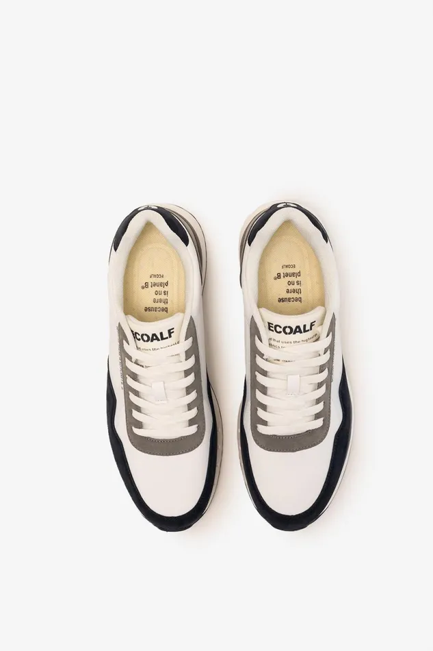 Men White Sicilia Vegan Leather Trainers Ecoalf Sneakers