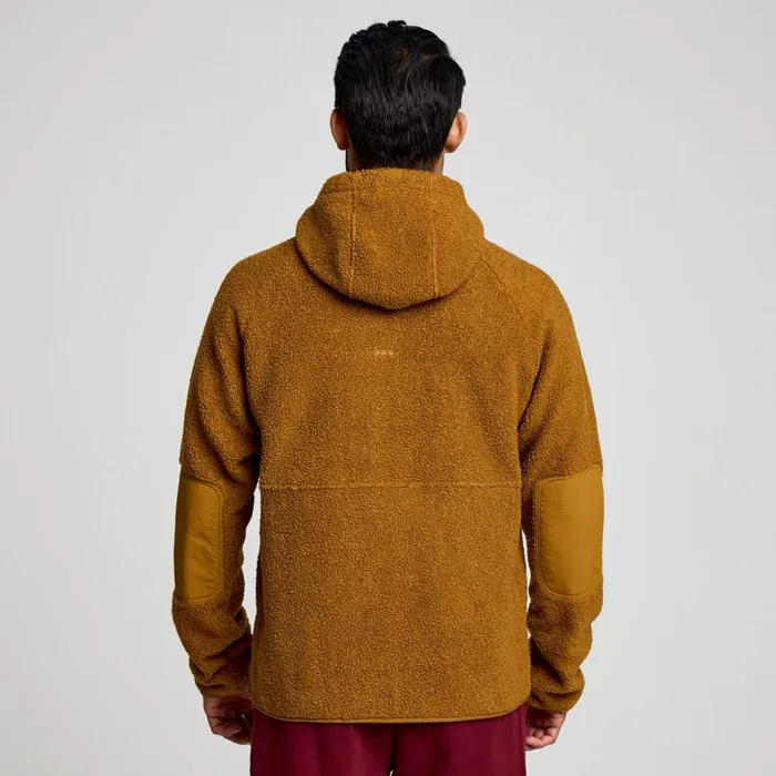MenWomen Recovery Sherpa Pullover Bronze Saucony Jackets