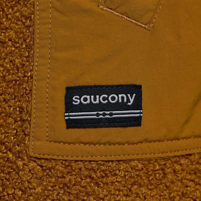 MenWomen Recovery Sherpa Pullover Bronze Saucony Jackets