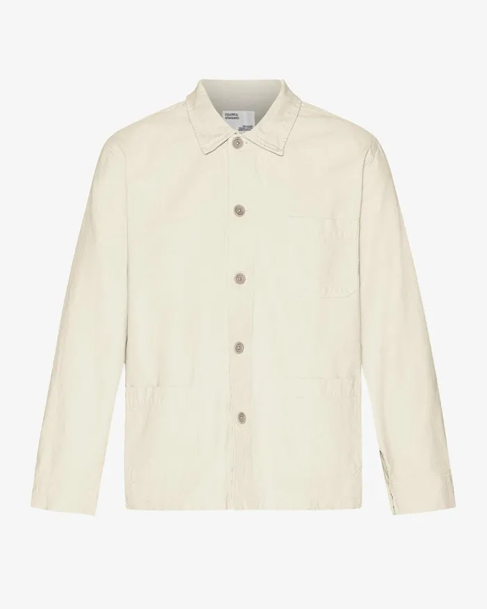 Men Workwear Jackets Colorful Standard Organic Workwear Jacket Ivory White