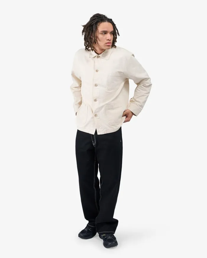 Men Workwear Jackets Colorful Standard Organic Workwear Jacket Ivory White