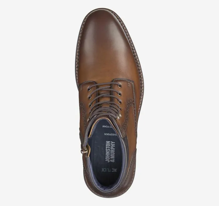 Men Xc Flex Connelly Plain Toe Boot Tan Full Grain JohnstonandMurphy Boots Men Xc Flex Connelly Plain Toe Boot Tan Full Grain JohnstonandMurphy Boots