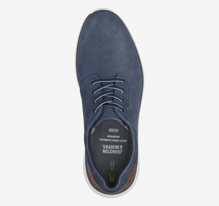 Men Xc4 Prentiss 2 Plain Toe Navy Waterproof Tumbled Nubuck JohnstonandMurphy LaceUps Men Xc4 Prentiss 2 Plain Toe Navy Waterproof Tumbled Nubuck JohnstonandMurphy LaceUps