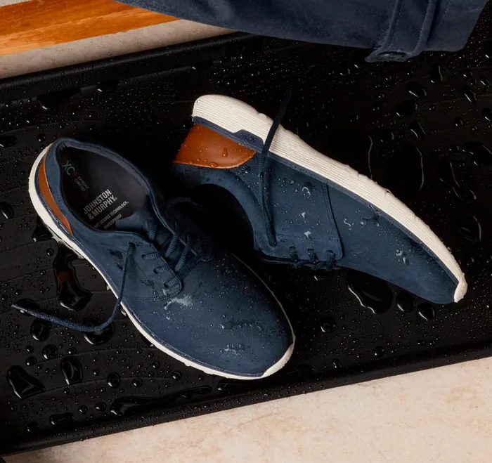 Men Xc4 Prentiss 2 Plain Toe Navy Waterproof Tumbled Nubuck JohnstonandMurphy LaceUps Men Xc4 Prentiss 2 Plain Toe Navy Waterproof Tumbled Nubuck JohnstonandMurphy LaceUps