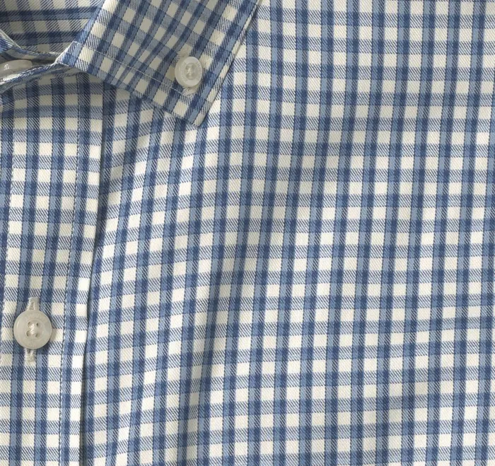 Men Xc4 Sport LongSleeve Shirt Blue Outlined Grid JohnstonandMurphy Shirts Men Xc4 Sport LongSleeve Shirt Blue Outlined Grid JohnstonandMurphy Shirts
