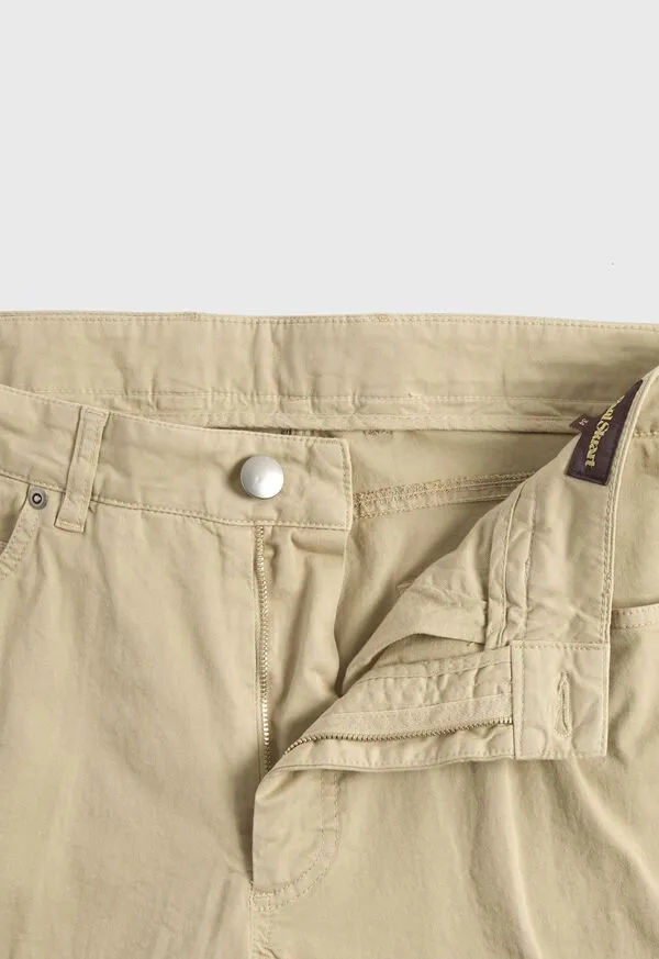 Mens Pants Paulstuart Five Pocket Gabardine Twill Pant Khaki Mens Pants Paulstuart Five Pocket Gabardine Twill Pant Khaki