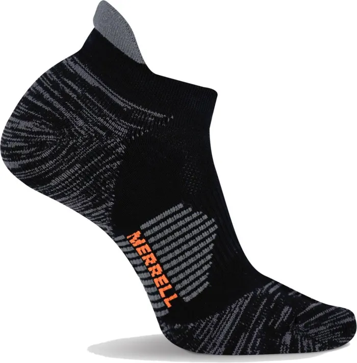 Merrell Accessories Men Ultra Light Low Cut Tab Socks Onyx
