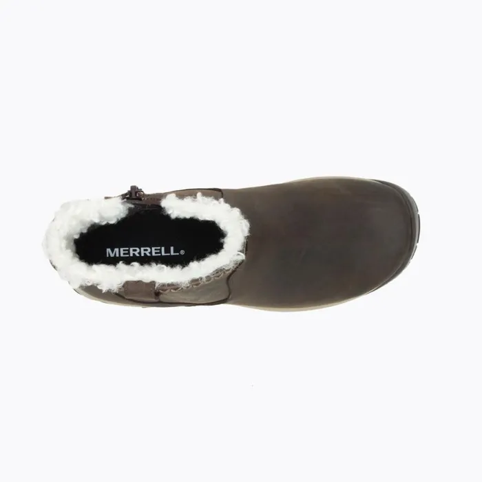Merrell Boots Women Encore 4 Bluff Zip Polar Waterproof Wide Width Espresso