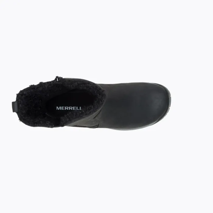 Merrell Boots Women Encore 4 Tall Zip Polar Waterproof Wide Width Black