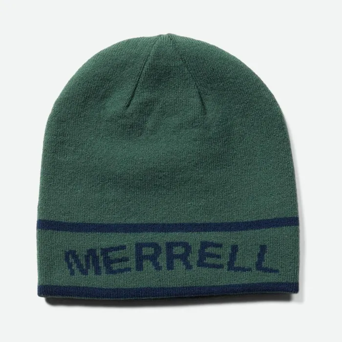 Merrell Hats Men Reversible Beanie Sea Moss