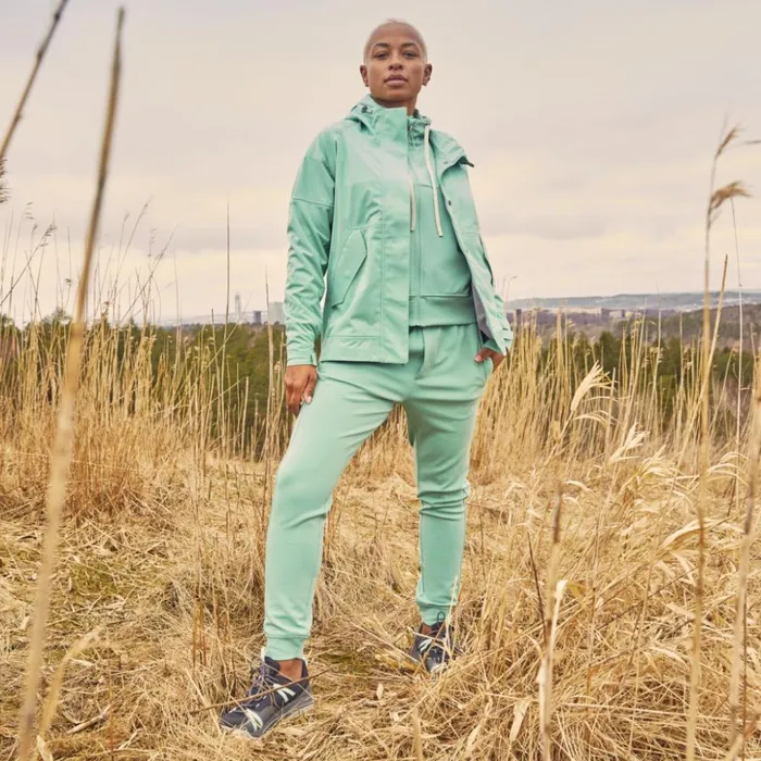 Merrell Outerwear Women Whisper Rain Shell Jade