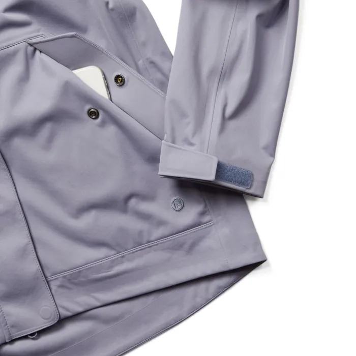 Merrell Outerwear Women Whisper Rain Shell Silver Bullet